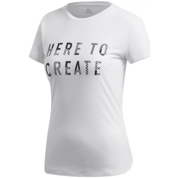 Textil Mulher T-shirts e Pólos adidas Originals Logo Tee Branco