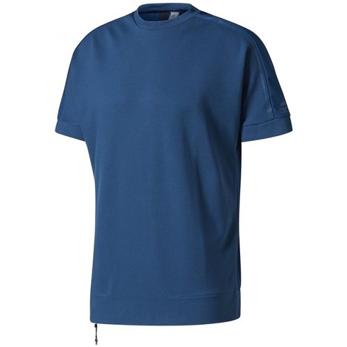 Textil Homem T-shirts e Pólos adidas Originals Zne Short Sleeve Crew Azul