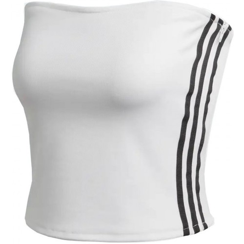 Textil Mulher T-shirts e Pólos adidas Originals Bandeau Femme Top Branco