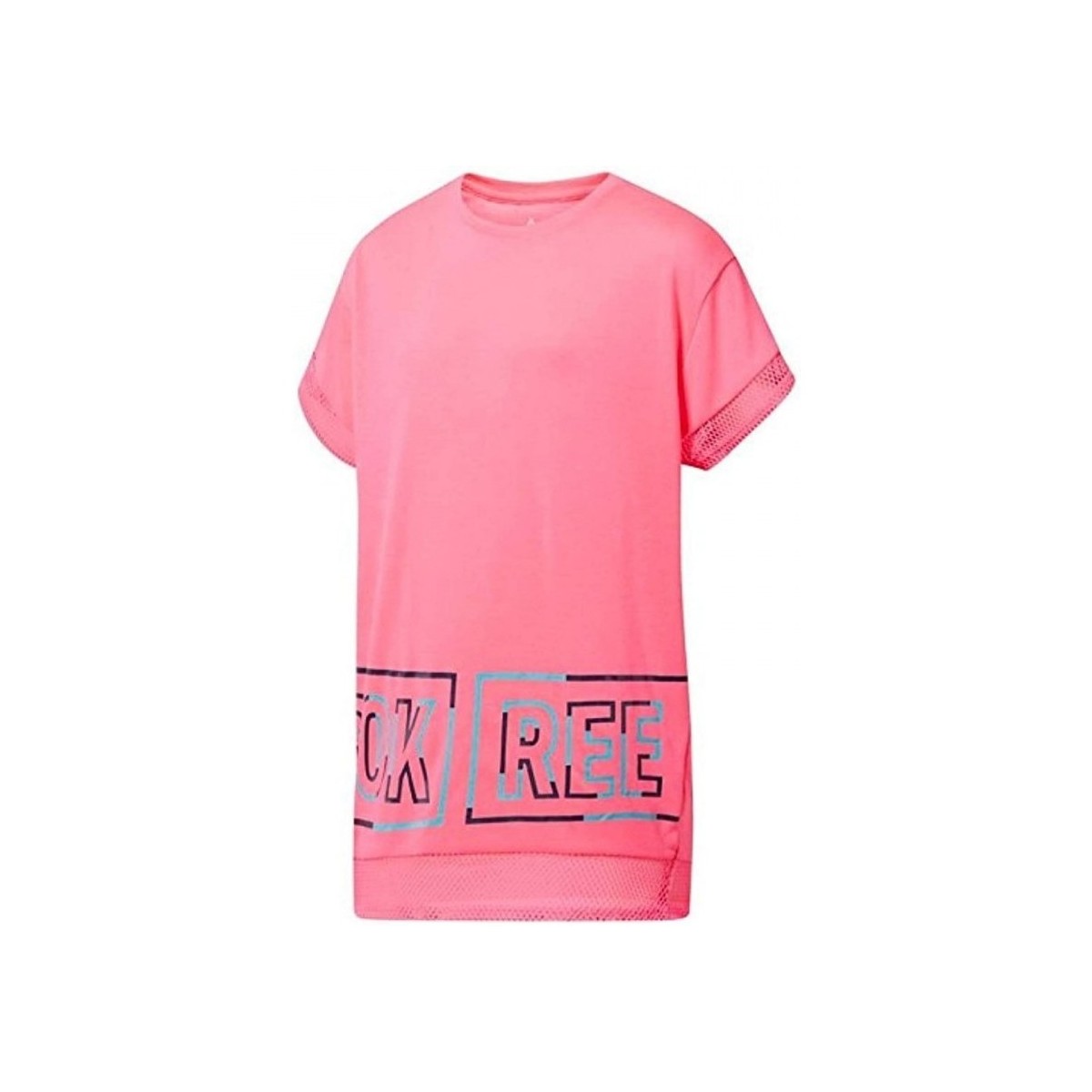 Textil Rapaz T-Shirt mangas curtas Reebok Sport Gsqd J Tee Rosa