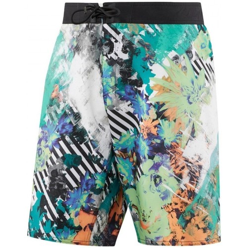 Textil Homem Shorts / Bermudas verde reebok Sport Lths Rcf Spr Nsty Floral Multicolor