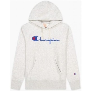 Champion Reverse Weave Script Logo Hooded Sweatshirt Cinza
