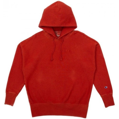 Textil Homem Sweats Champion Receba uma redução dens Logo Hooded Sweatshirt Vermelho