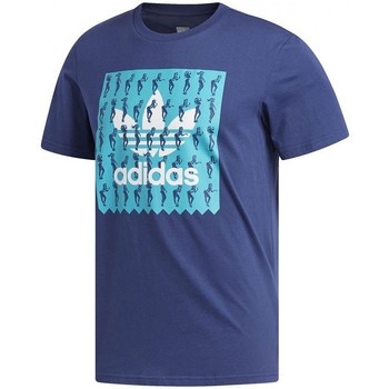 Textil Homem T-shirts e Pólos adidas Originals Bb Dncr Tee Azul