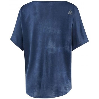 Textil Mulher T-shirts e Pólos reebok Silve Sport Combat Spraydye Azul