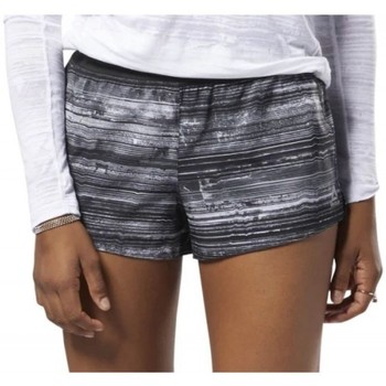 Textil Mulher Phoenix Shorts / Bermudas Reebok Sport Os 3In Knit Woven-Stratif Preto