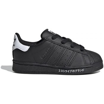 Sapatos Criança Sapatilhas adidas tokyo Originals Superstar El I Preto