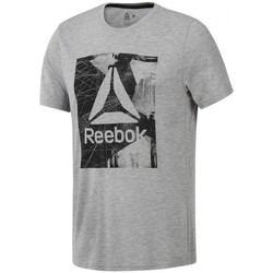 Textil Homem T-shirts e Pólos menos Reebok Sport Workout Ready Supremium Graphic Cinza