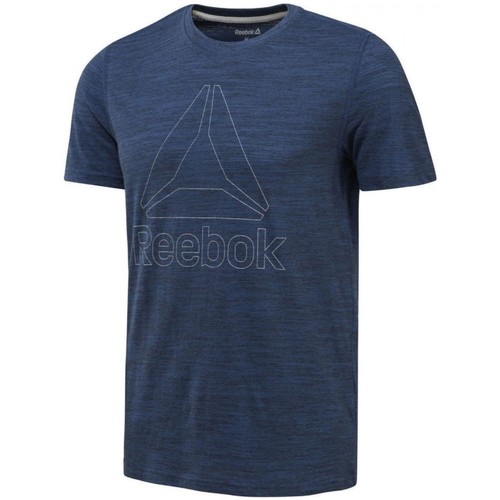 Textil Homem T-shirts e Pólos reebok Spray Sport El Marble Group Tee Azul
