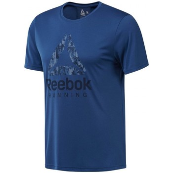 Textil Homem T-shirts e Pólos Reebok Sport Graphic Tee Azul