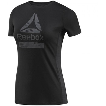 Textil Mulher T-shirts e Pólos Reebok Sport  Preto