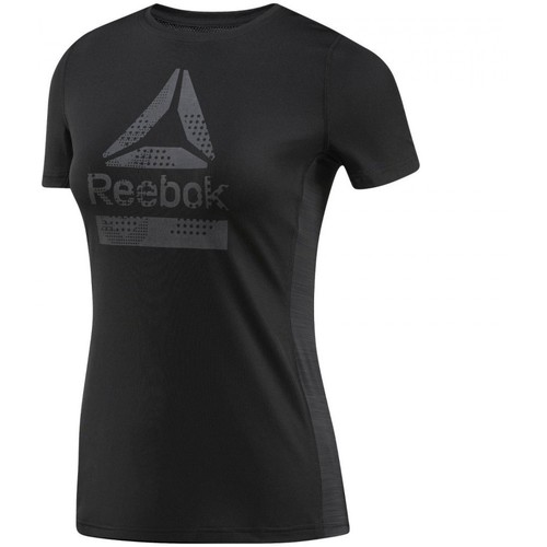 Textil Mulher T-shirts e Pólos Reebok Sport Ac Graphic Tee Preto