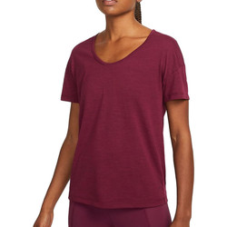 Textil Mulher T-Shirt tops mangas curtas Nike  Violeta