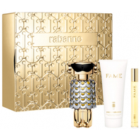 beleza Mulher Coffret de perfume Paco Rabanne Set Fame 80ml perfume + Loción 100ml + Mini 10ml Set Fame 80ml perfume + Loción 100ml + Mini 10ml