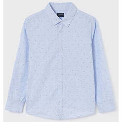 Textil Rapaz Camisas mangas comprida Mayoral 6116-82-3-25 Azul