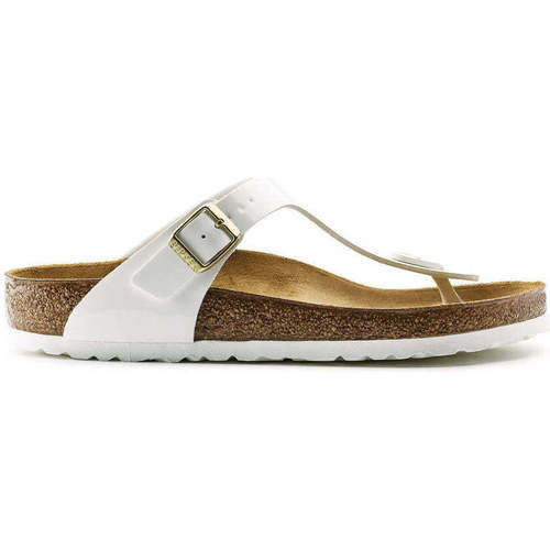Sapatos Mulher chinelos Birkenstock Gizeh BS Branco
