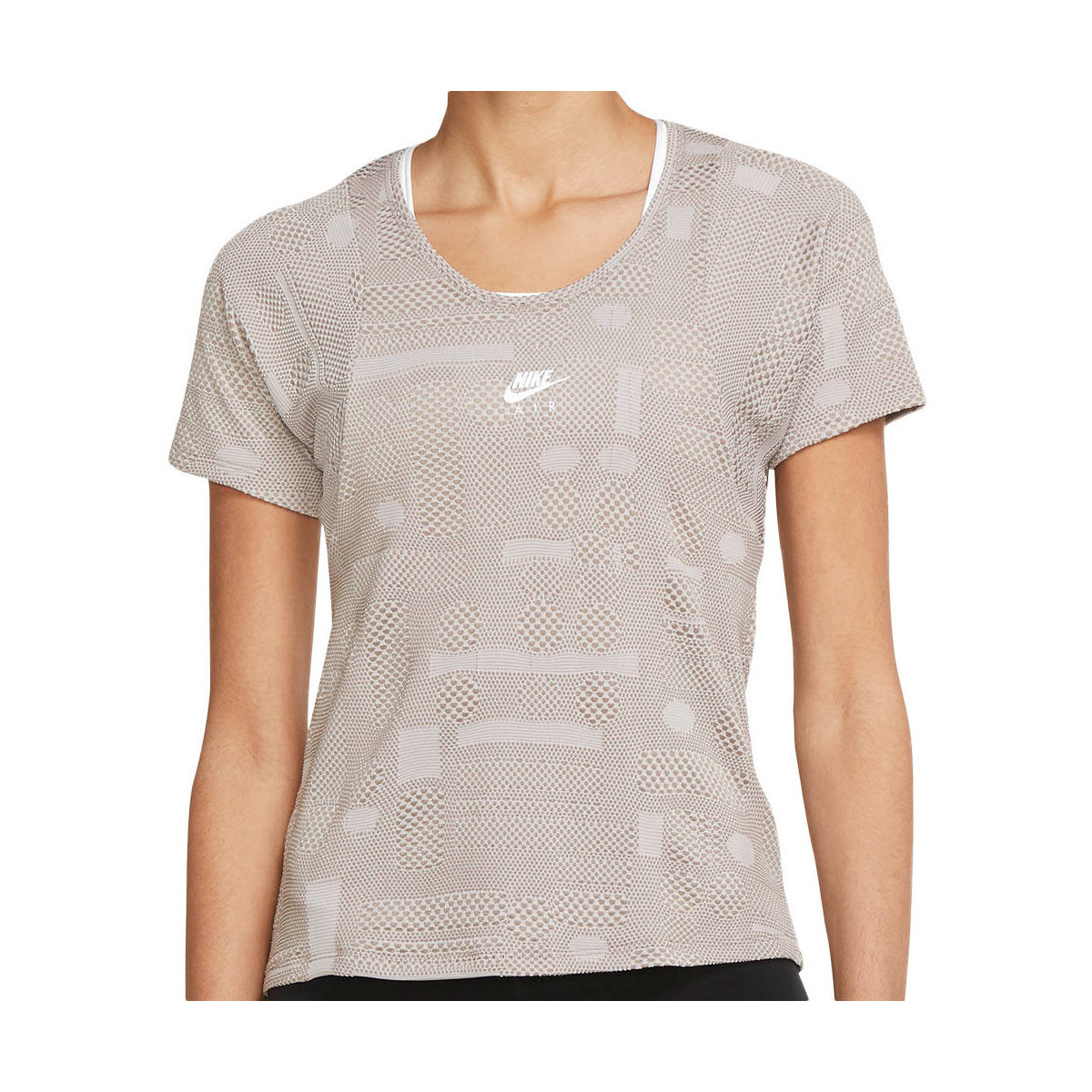 Textil Mulher T-shirts e Pólos Nike  Castanho