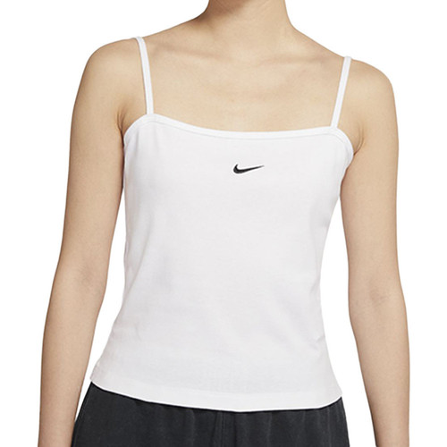 Textil Mulher Tops sem mangas Nike cushion  Branco