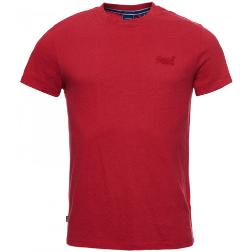 Textil Homem T-shirts e Pólos Superdry Vintage logo emb Vermelho