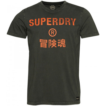 Textil Homem T-shirts e Pólos Superdry Vintage corp logo Preto