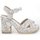 Sapatos Mulher Sapatos & Richelieu Mandarina Shoes Sandalias de Novia Mandarina Beatriz Blanco Branco