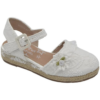 Sapatos Criança Sapatos & Richelieu Mandarina Shoes Cuñas Mandarina Noelia Blanco Branco