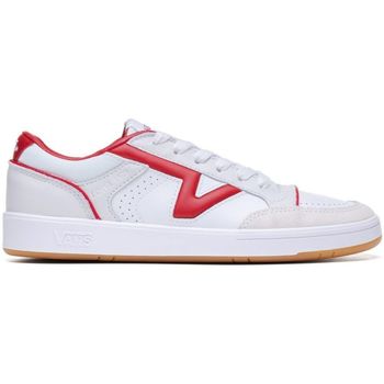 Sapatos Homem Sapatilhas Vans zip LOWLAND - VN0007P2Y52-WHITE/RED Branco