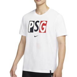 Textil Homem T-Shirt tops mangas curtas Nike  Branco