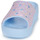 Sapatos Mulher chinelos Crocs ClassicPlatformGlitterSlideW Azul / Glitter