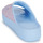 Sapatos Mulher chinelos Crocs ClassicPlatformGlitterSlideW Azul / Glitter