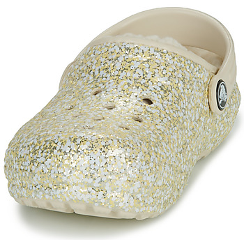 Crocs Classic Lined Glitter Clog K Bege / Ouro