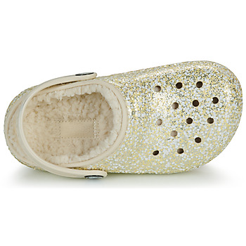Crocs Classic Lined Glitter Clog K Bege / Ouro