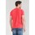 Textil Homem T-shirts e Pólos Le Temps des Cerises T-shirt BROWN Vermelho