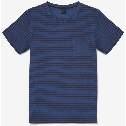 Textil Homem Roupas de noite Le Temps des Cerises T-shirt RABLE Azul