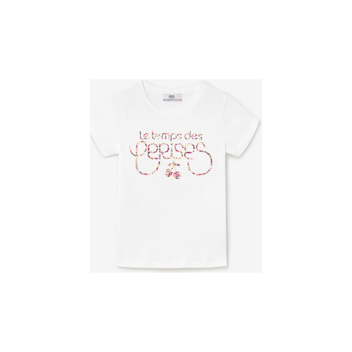 Textil Rapariga T-shirts e Pólos Le Temps des Cerises T-shirt WANDAGI Branco