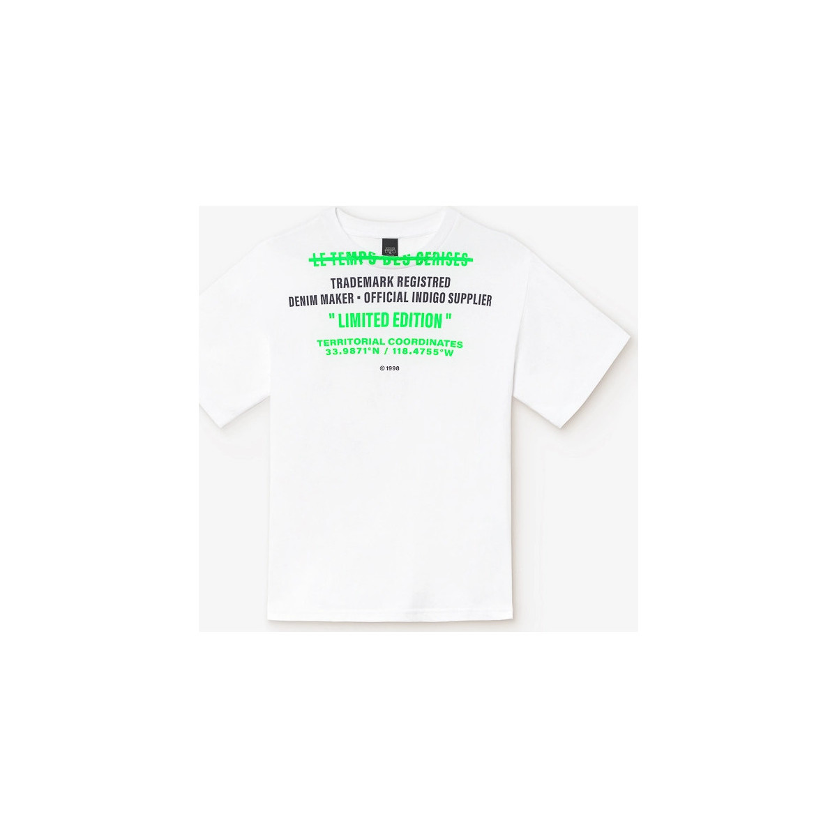 Textil Rapaz T-shirts e Pólos Le Temps des Cerises T-shirt MOCHIBO Branco