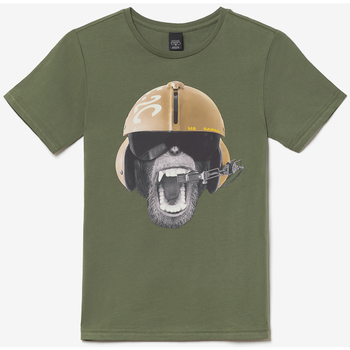 Textil Rapaz T-shirts e Pólos Citrouille et Co T-shirt GASTEBO Verde