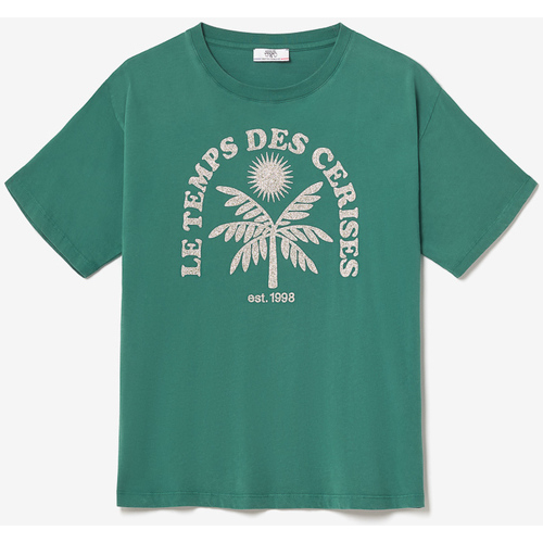 Textil Mulher T-shirts e Pólos Pelos / Plumasises T-shirt CASSIO Verde