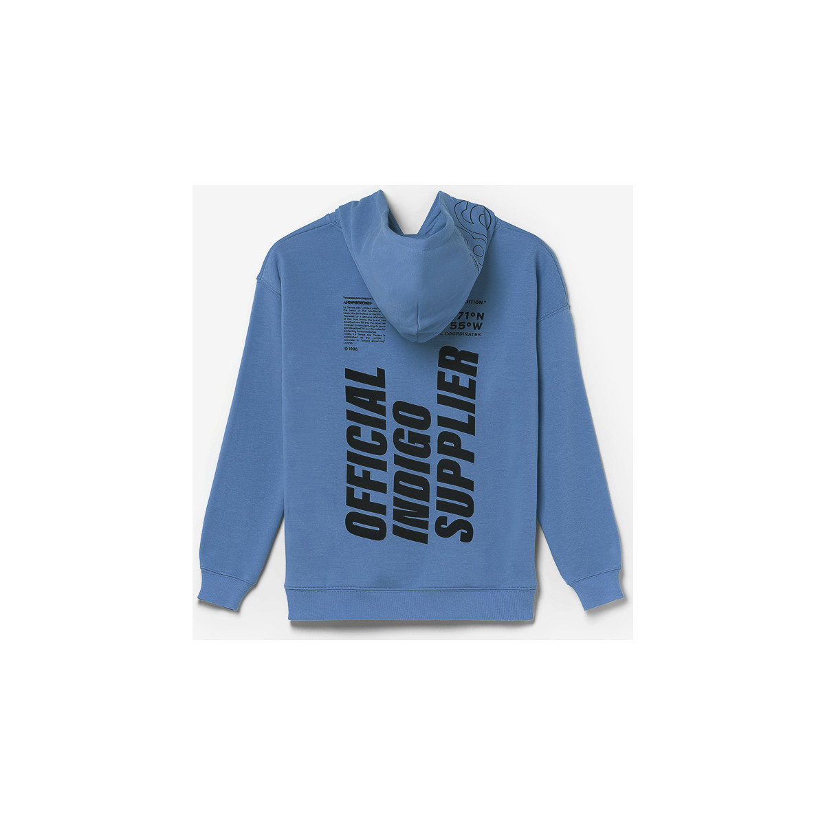Textil Rapaz Sweats Le Temps des Cerises Sweatshirt com capuz HISABO Azul