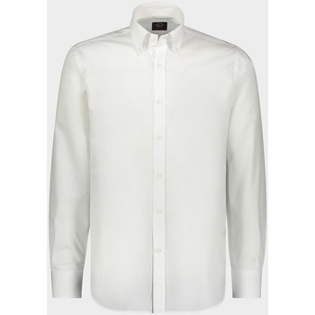 Textil Homem Camisas mangas comprida Paul & Shark 38813-26210 Branco