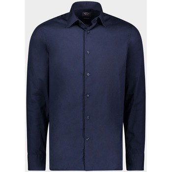 Textil Homem Camisas mangas comprida Paul & Shark 38813-26211 Azul
