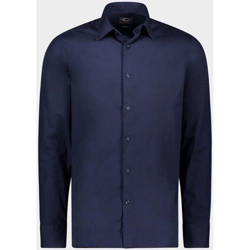 Textil Homem Camisas mangas comprida Paul & Shark C0P3031 Azul