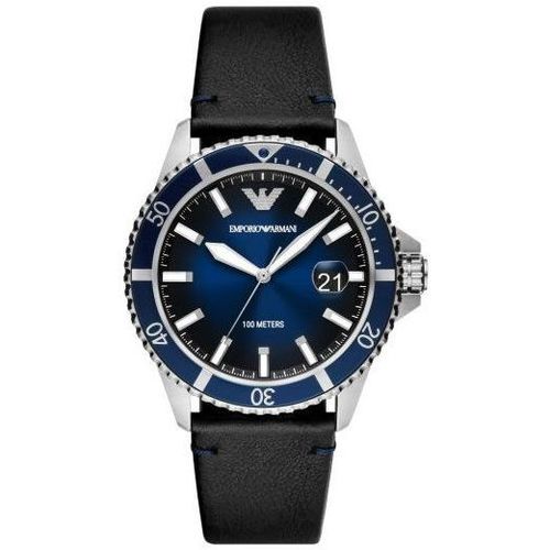 Relógios & jóias Homem Relógio Emporio Armani pinstriped AR11516-DIVER Preto