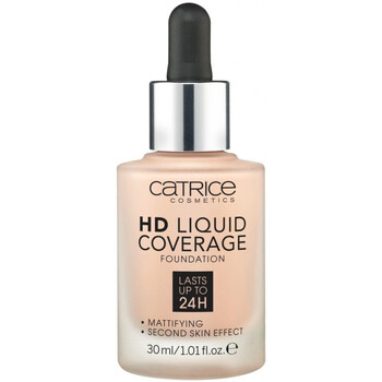 beleza Mulher Base rosto Catrice HD Coverage Liquid Foundation - 10 Light Beige Bege