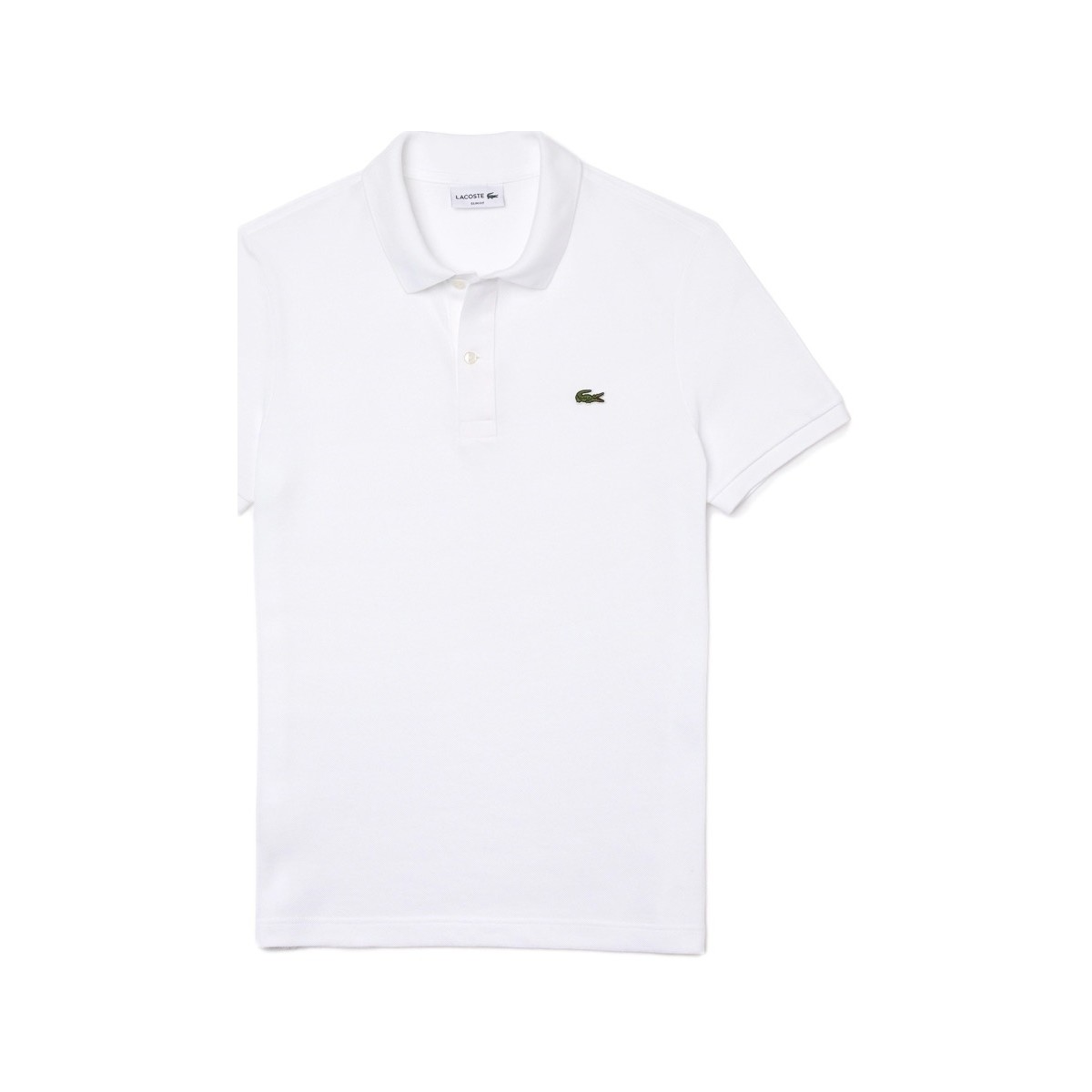 Textil Homem T-shirts e Pólos Lacoste Polo Slim Fit - Blanc Branco