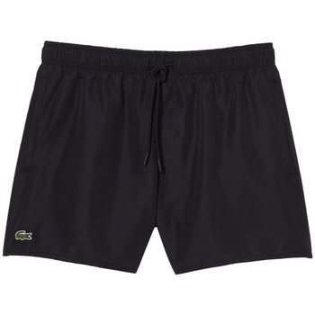 Textil Homem Shorts / Bermudas Flap Lacoste Calções de Banho Quick Dry - Noir Vert Preto