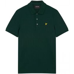 Textil Homem T-shirts e Pólos Lyle & Scott SP400VOG POLO SHIRT-W486 DARK GREEN Verde