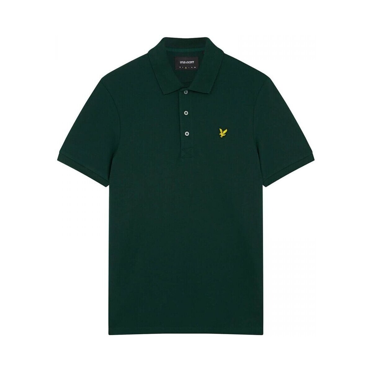 Textil Homem T-shirts e Pólos Lyle & Scott SP400VOG POLO SHIRT-W486 DARK GREEN Verde