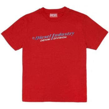 Textil Criança T-shirts e Pólos Diesel J001132 00YI9 TDIEGORIND-K438 Vermelho
