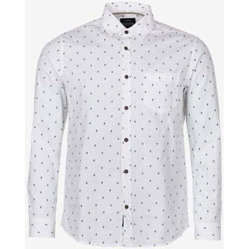 Textil Homem Camisas mangas comprida Tiffosi 10049913-001-1-3 Branco